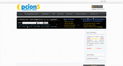 Desktop Screenshot of opcion5.com